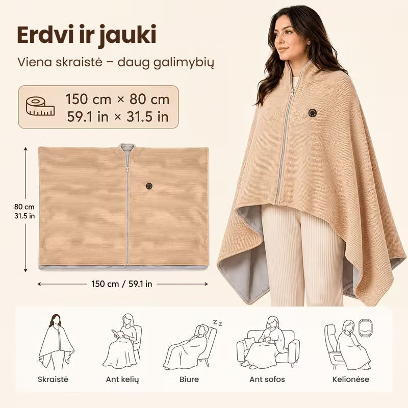 Jauki šildanti skraistė
