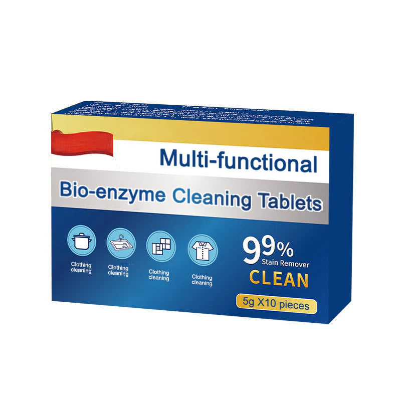 Daugiafunkcinės valymo tabletės su biofermentu