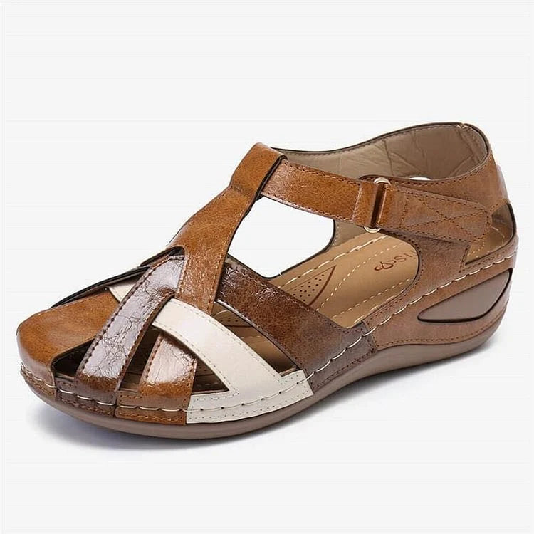 Patogūs odiniai moteriški sandalai