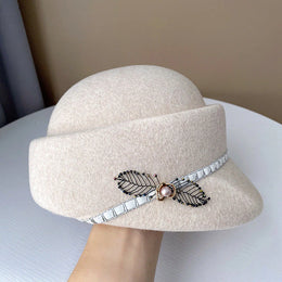 WoolCrown™ | Veltinė elegantiška beretė