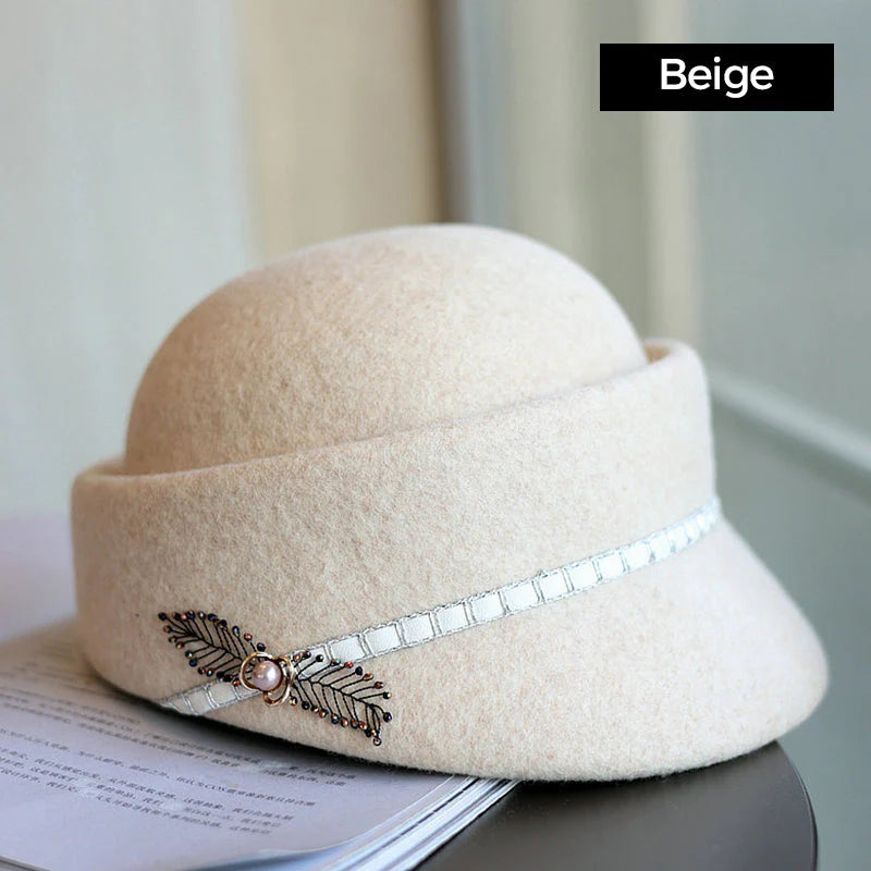 WoolCrown™ | Veltinė elegantiška beretė