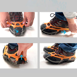 AntiSlip™ |Batų apkaustai nuo slydimo su dėklu (Pora)