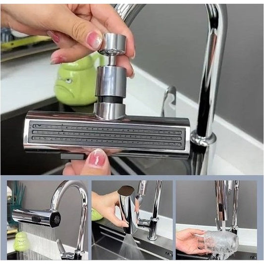 Daugiafunkcinis virtuvės maišytuvas su 3 vandens srovės rėžimais