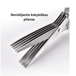 Žirklės greitam žolelių karpimui (4 dalių rinkinys)