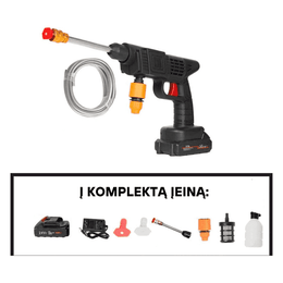 Įkraunamas aukšto slėgio plovimo įrenginys (komplektas)